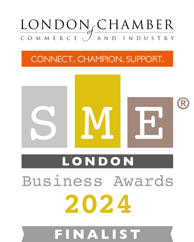 Clooper is a finalist in 3 categories of the London Chamber of Commerce and Industry SME London Business Awards 2024