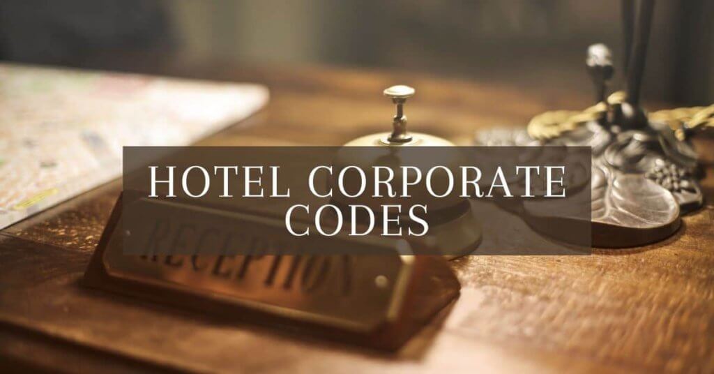 Corporate Hotel Codes